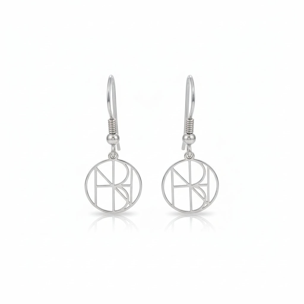Personalized Monogram Pendant Earrings
