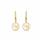 Personalized Monogram Pendant Earrings